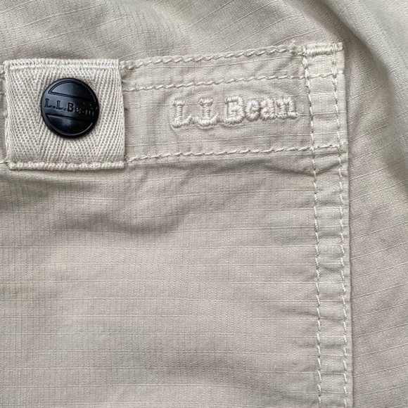 L.L.Bean Women's Stretch Ripstop Pull-On Pants, Slim-Leg reg Medium sandbar - Picture 6 of 12